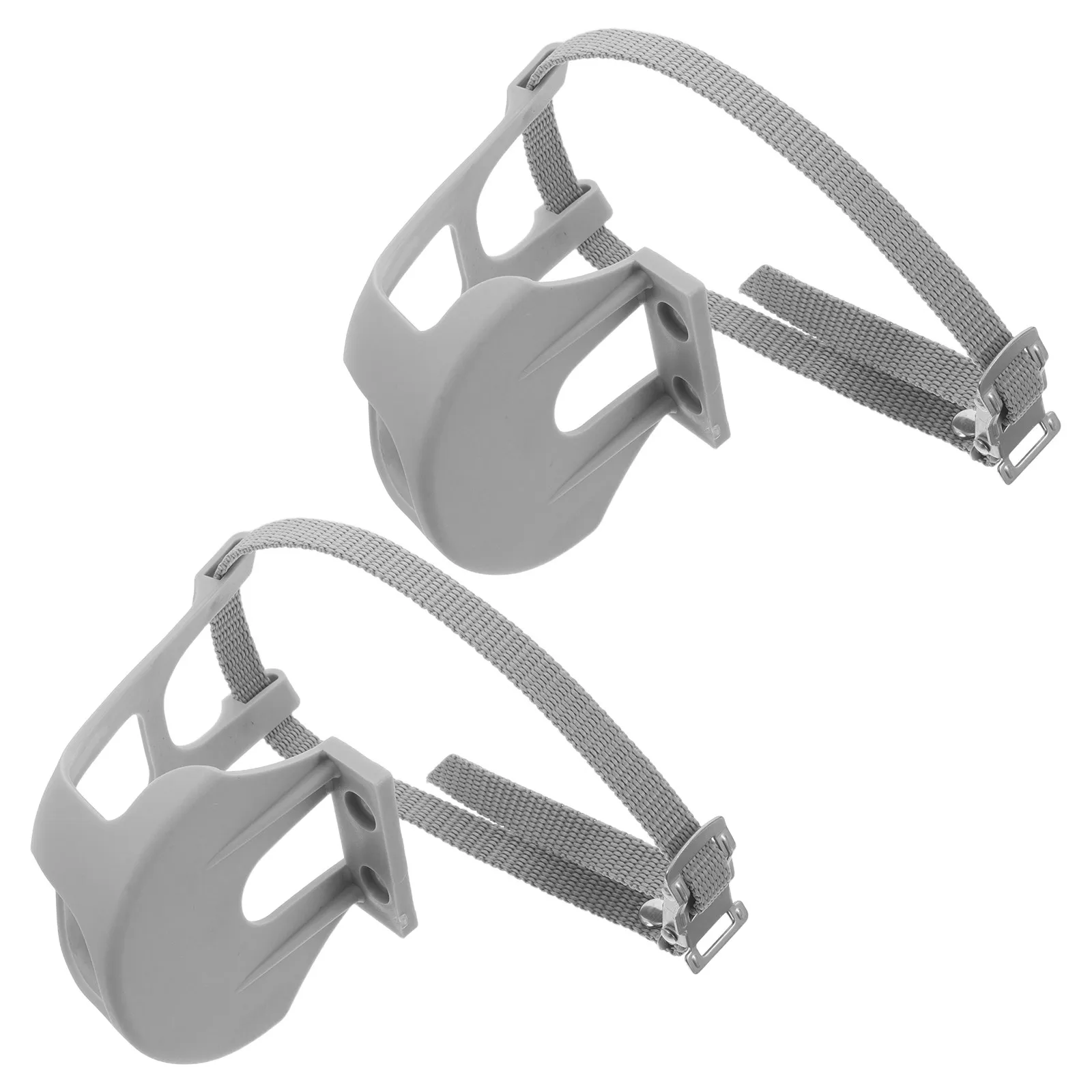 2Pcs Bicycle Pedal Toe Clip Straps Lightweight Universal Bike Foot Retention Replacement Pedal Binding Straps for Road Mountain
