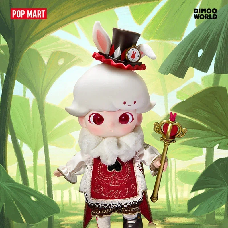 

POPMART DIMOO Сказочная страна чудес 1/8 Аниме-фигурка, коллекционная статуэтка, настольная кукла, модель, слепая коробка