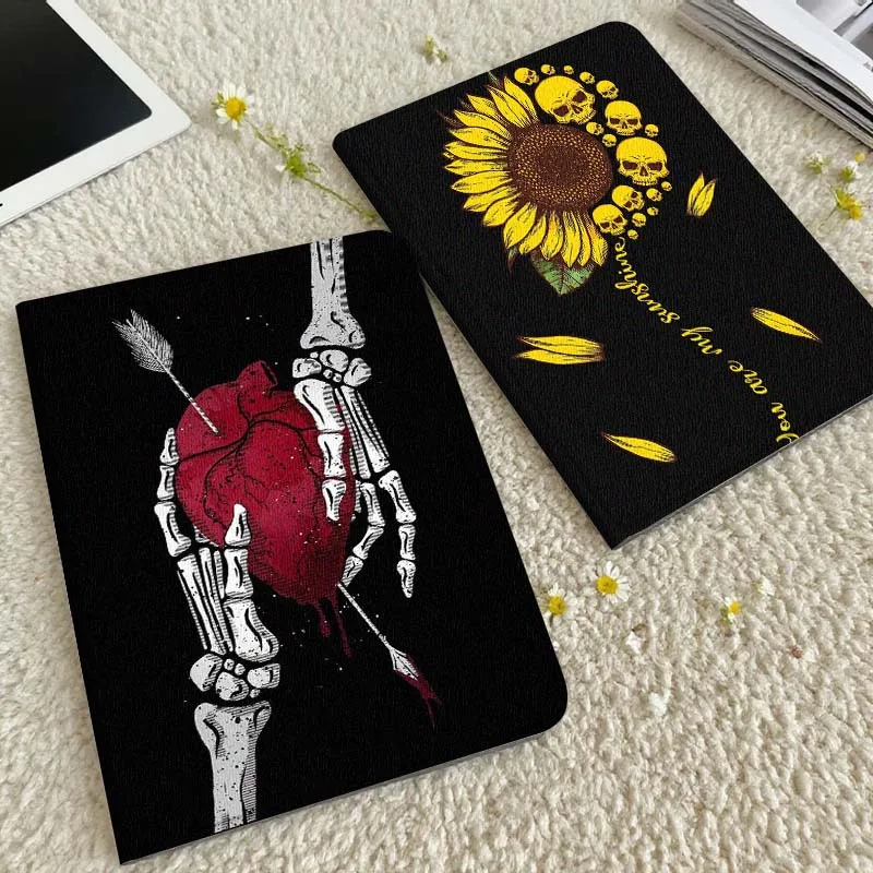 

Skeleton Hands Red Heart Tablet Case For Xiaomi Redmi Mini Pad SE K 2 4 5 6 7 8 2023 2025 11 8.8 11.2 10.1 Pro Gift