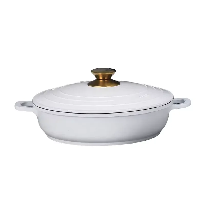 High Quality Granite Non-Stick Cookware Set Metal Cast Aluminum Cooking Pot Aluminium Lid Kitchen Cookware Wholesale