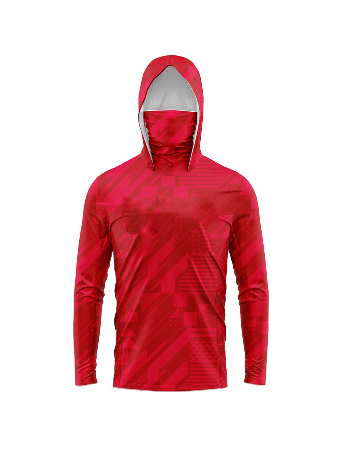 New Men's and Women's Hooded Fishing Shirts, Quick Drying Sun Protection Long Sleeved Fishing Clothes