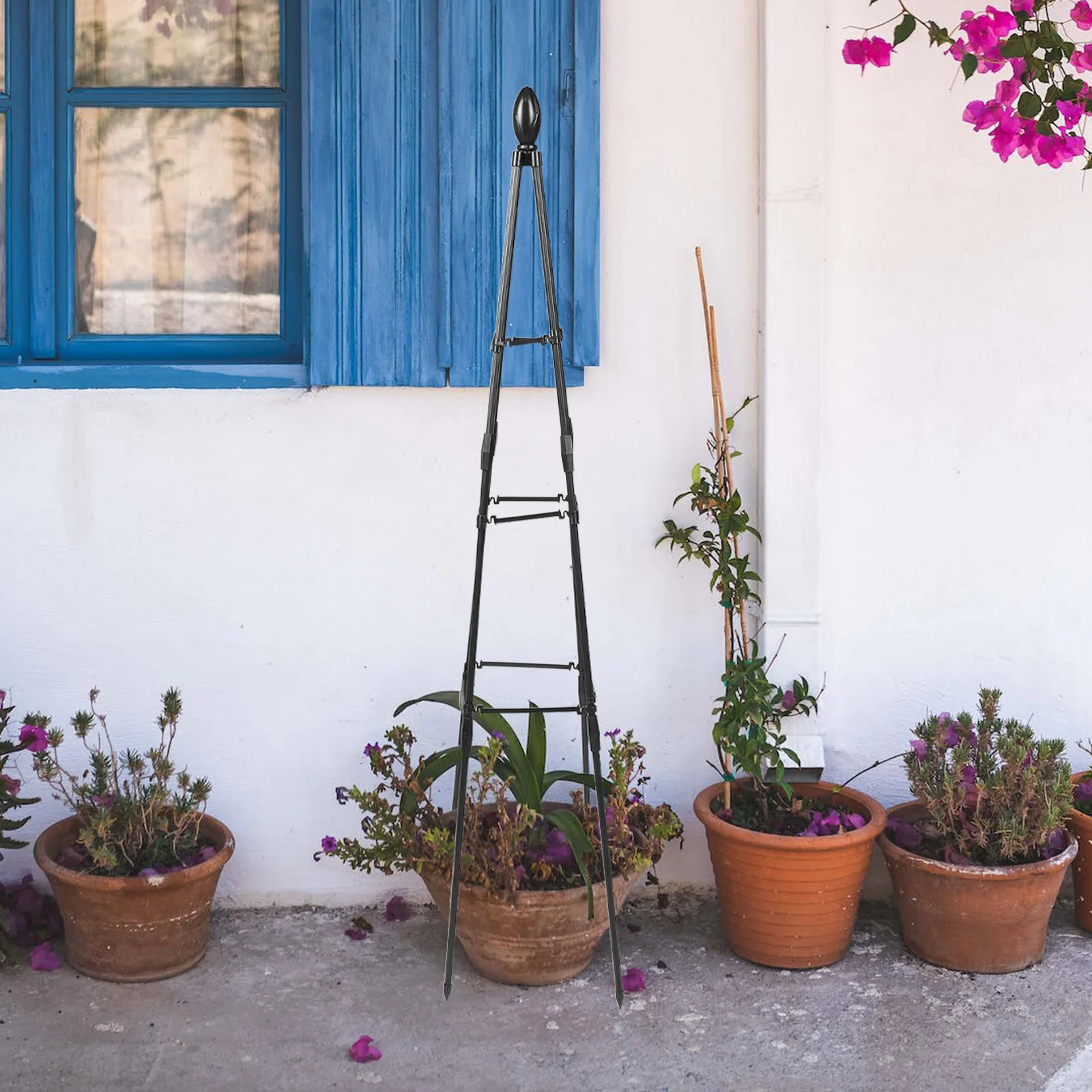 

1Set Garden Trellis for Climbing Plants Strong Plant Support Structure Potted Houseplants Decoration Raspberry Vine Grow Frame