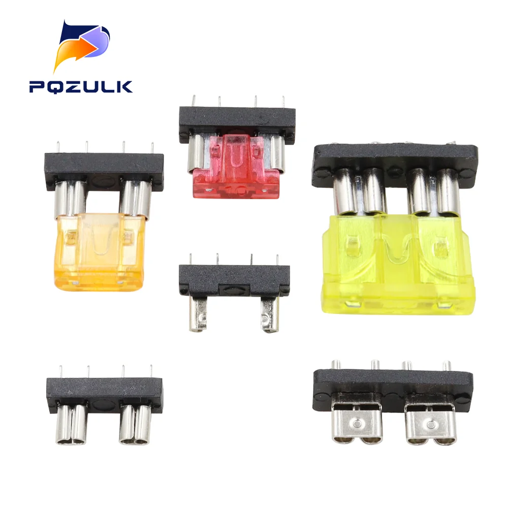 5PCS Car Auto Boat Fuse Holder Medium Small Mini Automotive Blade 32V For PCB Board 2A 3A 5A 7.5A 10A 15A 20A 25A 30A 35A 40A