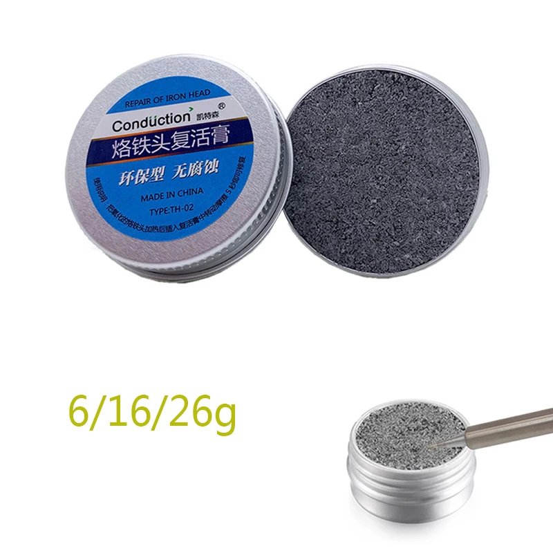 

Electrical Solder Iron Tip Black Oxidation Clean Paster Resurrection Plaster Refresher Solder Cream Non-stick Tin Repair Tool