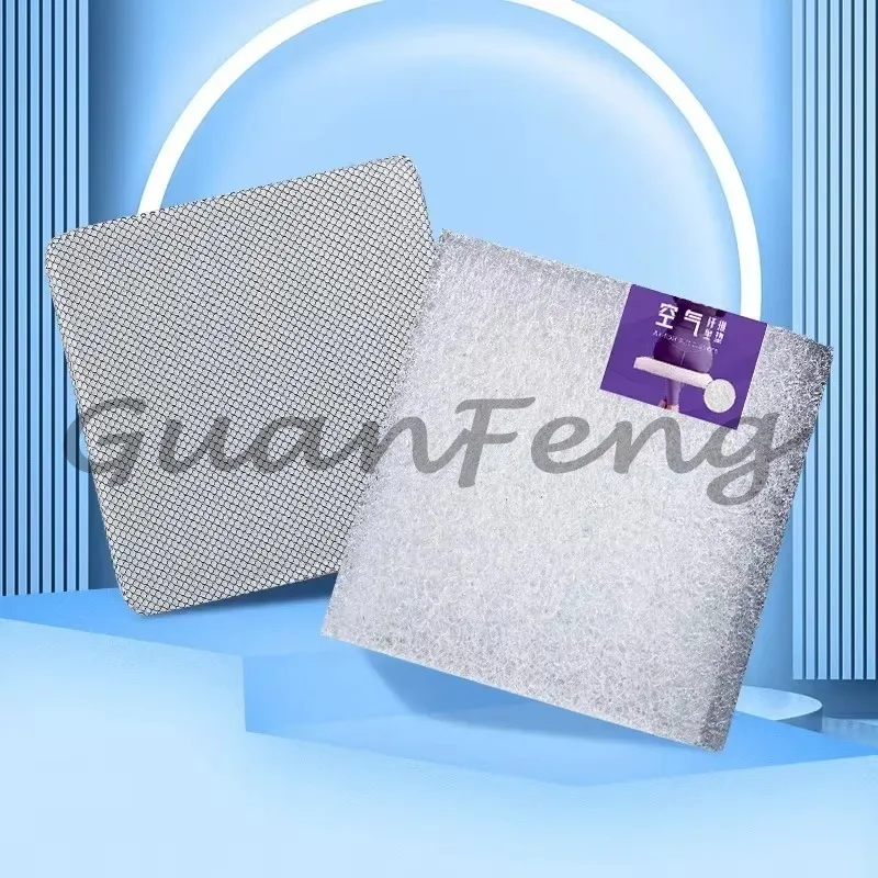 4D Air Fiber Breathable Cushion, Dirt Resistant & Washable Office Seat Pad, Floor Mat for Pet Food Feeding