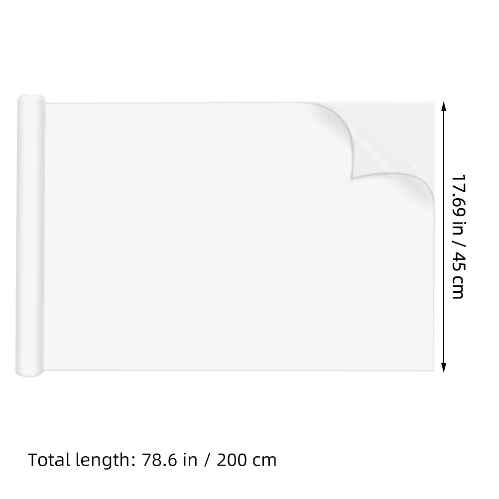 Self Adhesive Whiteboard Sticker Diy Wall Large Size Erasable Lightweight Multi Purpose Dry Erase Board Dry Erase  Whiteboard