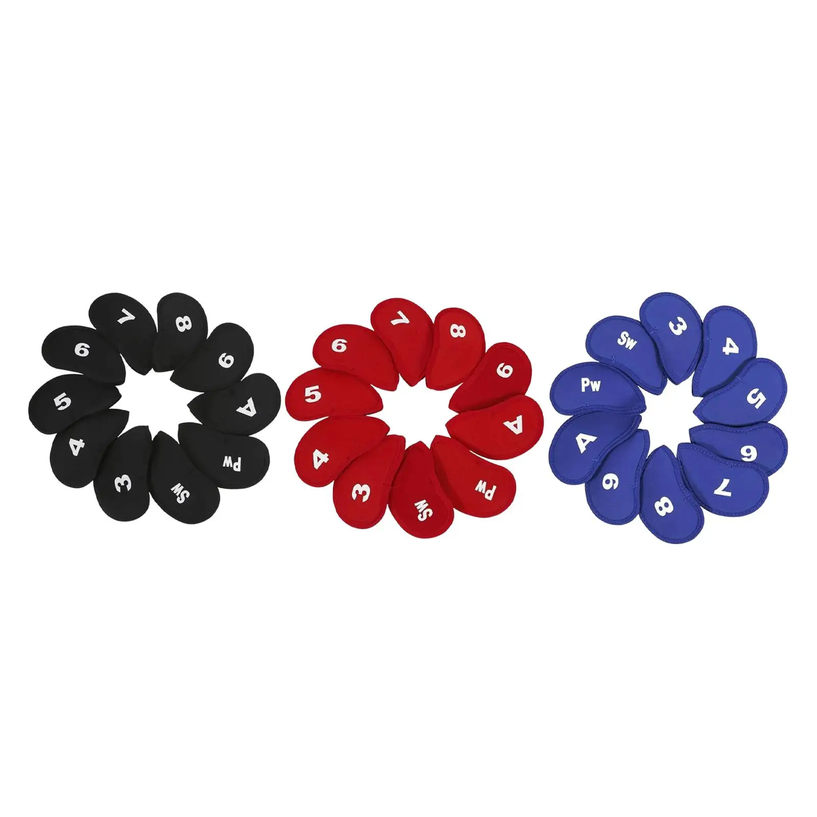 

Неопреновые железные головные уборы для гольфа, защитные рукава, пылезащитный универсальный комплект чехлов для клюшек для игроков в гольф, уличные аксессуары