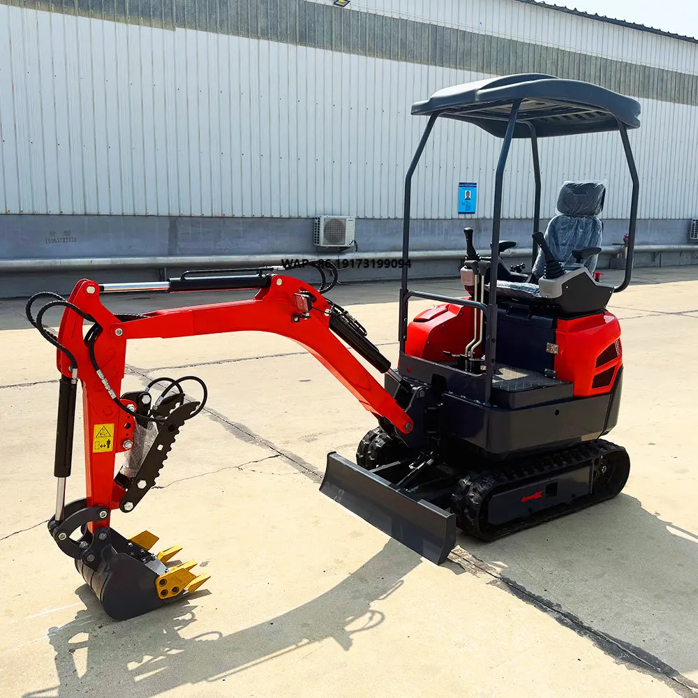 Factory Wholesale Price China Mini Excavator 1.6 Ton New Bagger Road Digger Garden Excavator Bucket