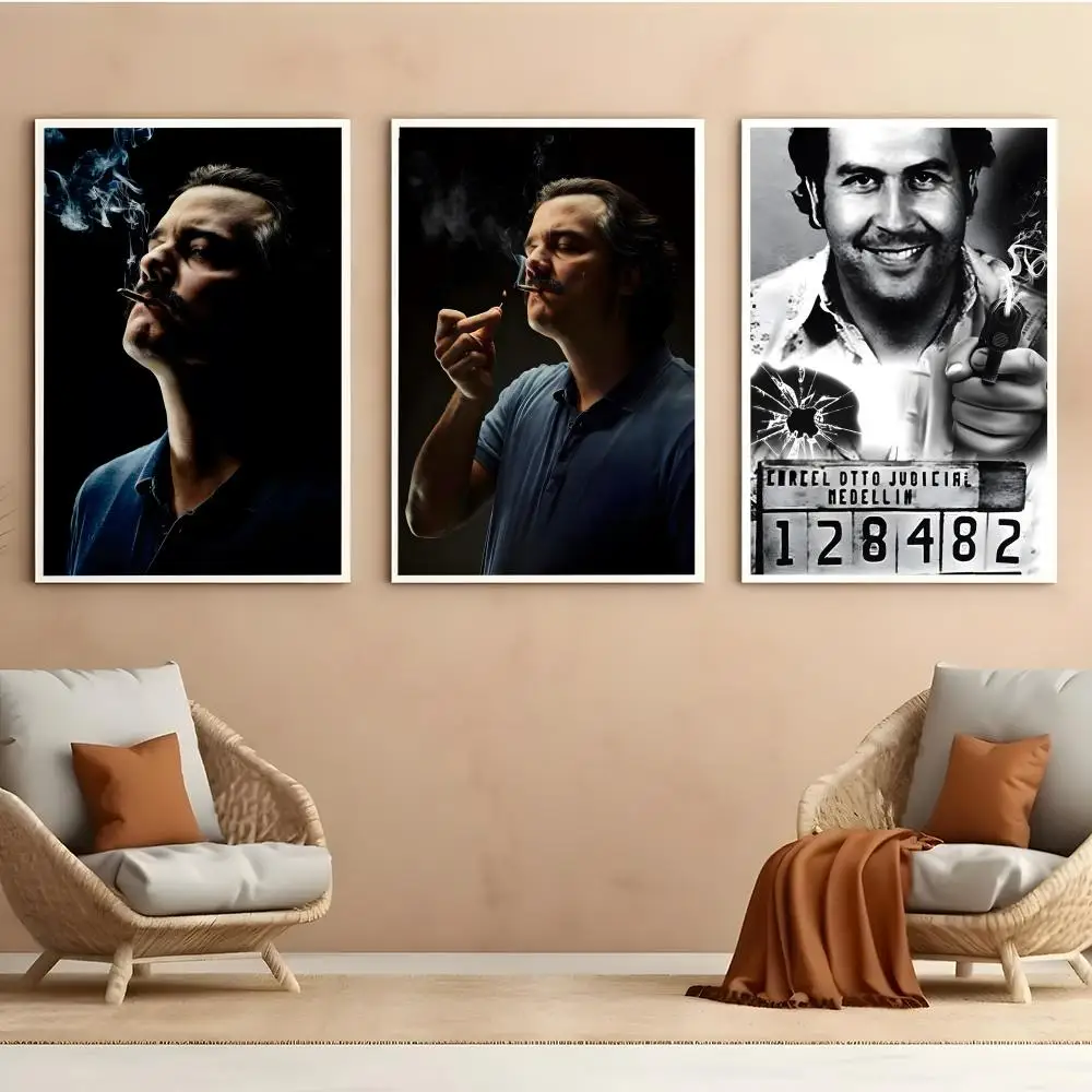 Steve Murphy Crime Season N-Narcos Poster HD Anime Hot Theme Singer/OST/Movie-Waterproof Self-Stick Home Decor
