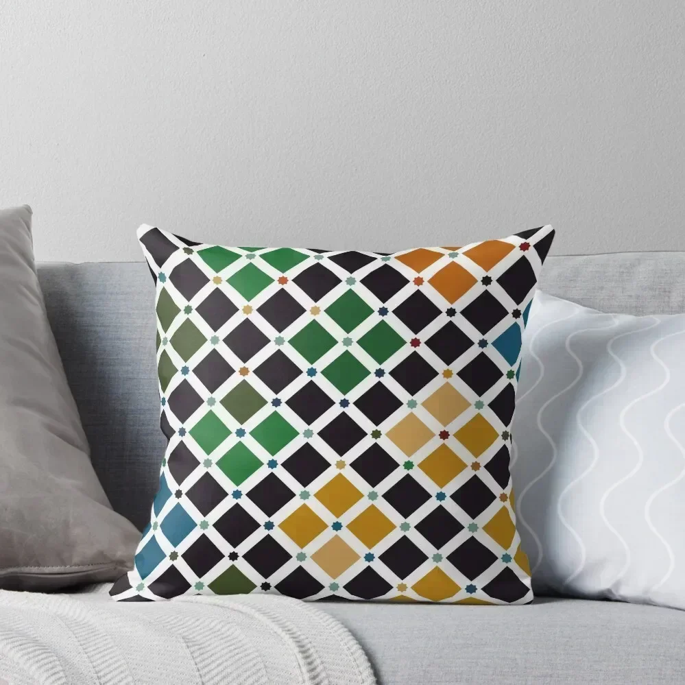 

Alhambra tile wall Throw Pillow Cusions Cover Christmas Pillows Luxury Cushion Cover Decorative Cushion pillow