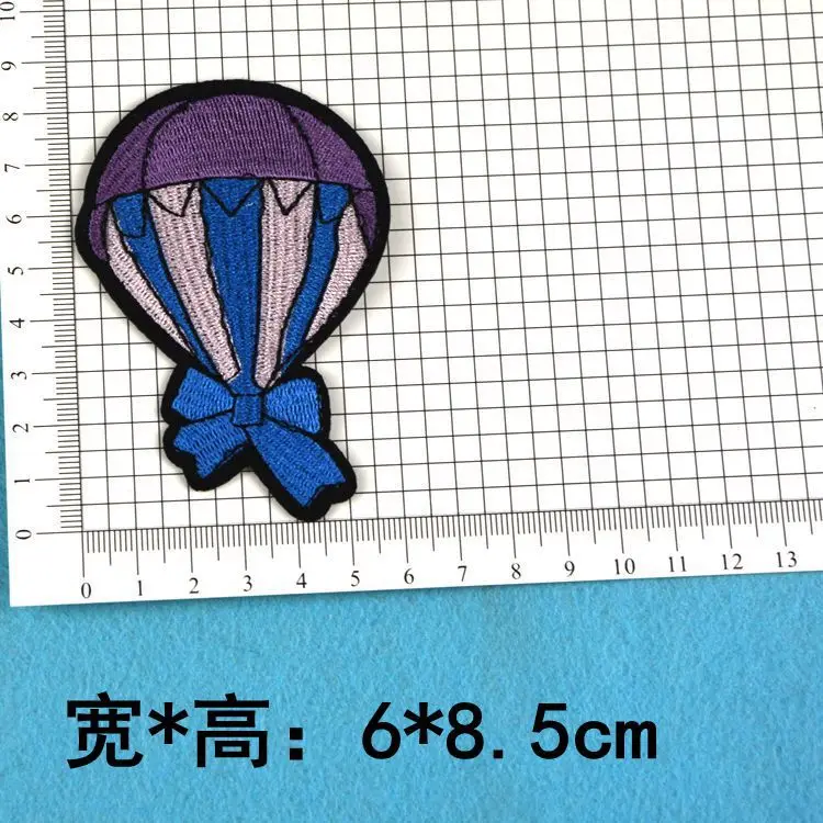 Hot Air Balloon Embroidery Iron on Patches Cartoon Airship Badge Custom Made Cloth Appliques for Children Garments Holes Patch