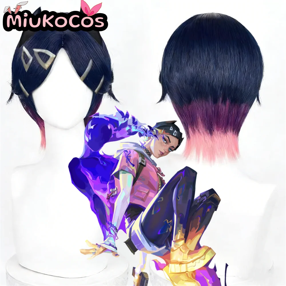 IN STOCK Clove Cosplay Wig MiukoCosplay Game Valorant Cosplay Hair