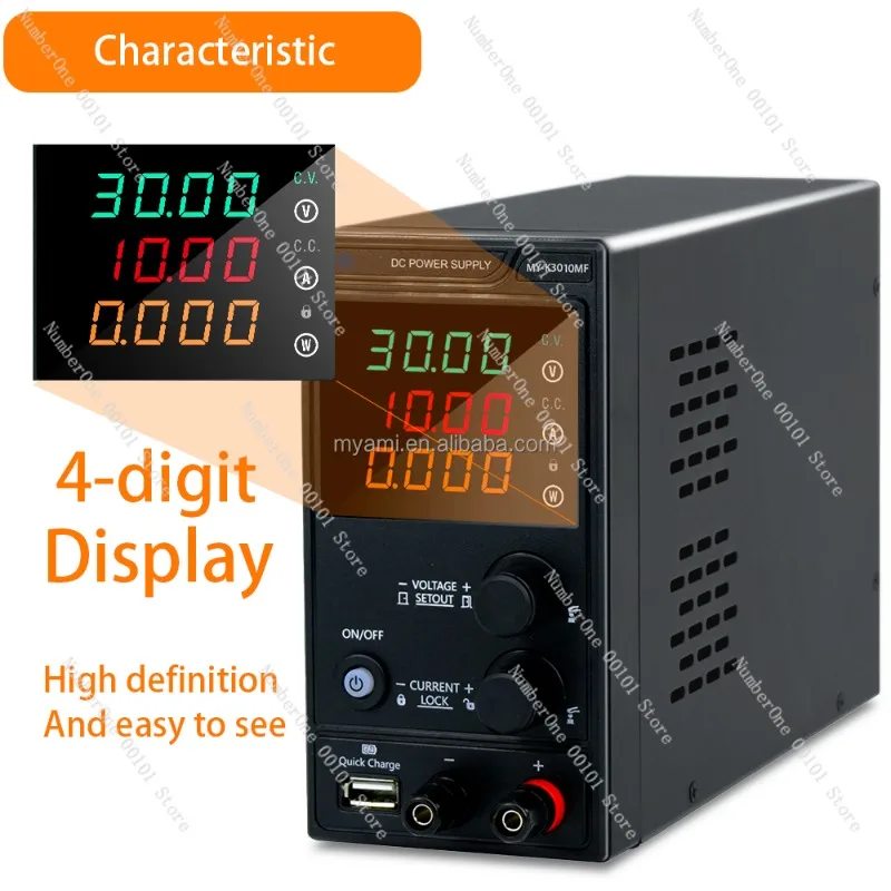 4 Digit LED Variable DC Bench Power Supply 30V 5A 10A Adjustable Stabilized Power For Lab Mobile Repair