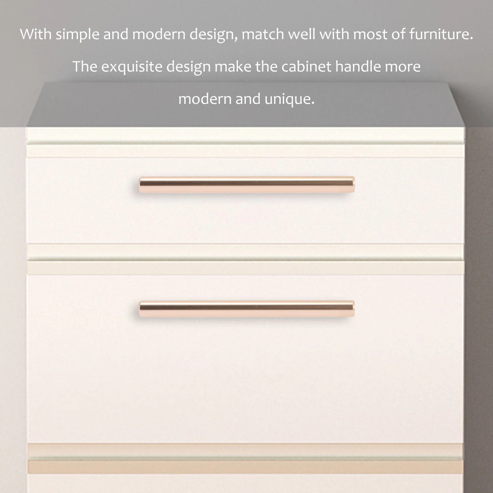 

Aluminum Alloy Wardrobe Pull Handle Black Silver Cabinet Drawer Hardware niture Handles Round Bar Modern Kitchen Closet