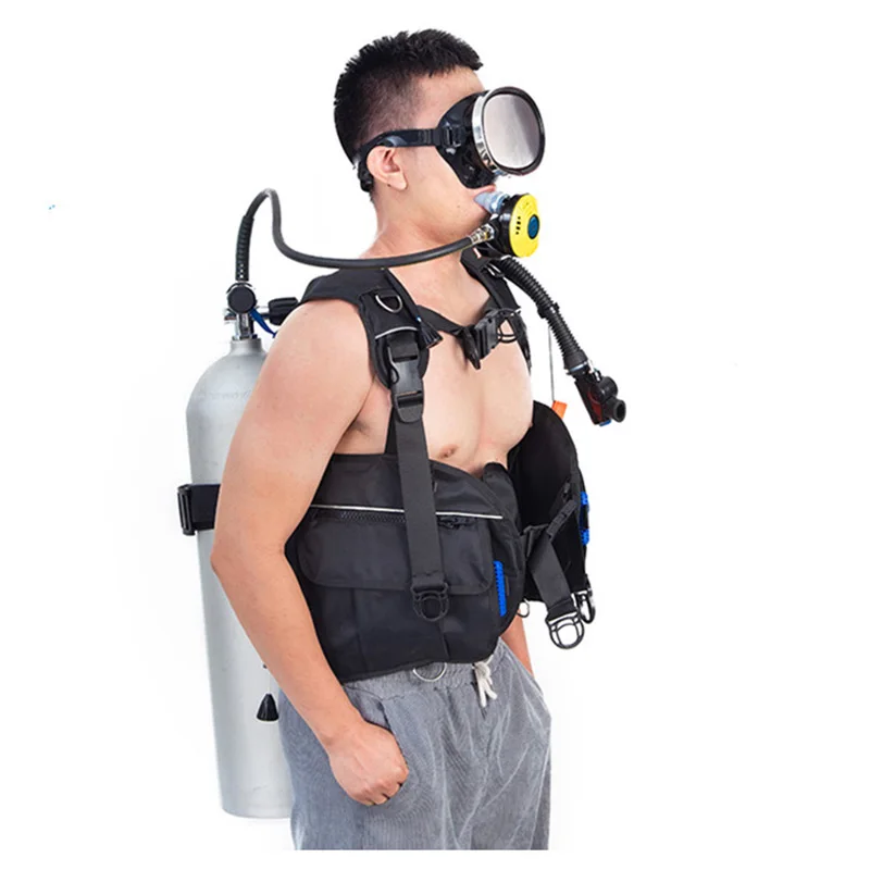 Компенсатор плавучести для дайвинга, регулируемый передний гидрокостюм BCD, жилет с быстросъемным весом, встроенным карманом S/M/L/XL