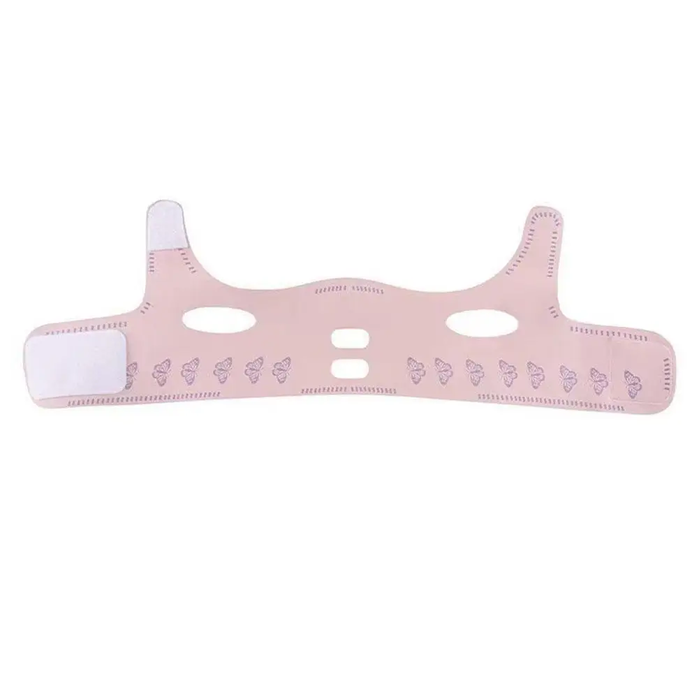 Banda facial en V transpirable, mascarilla facial delgada para Realce de mejillas, Reduce la papada doble, vendaje moldeador de línea en V,