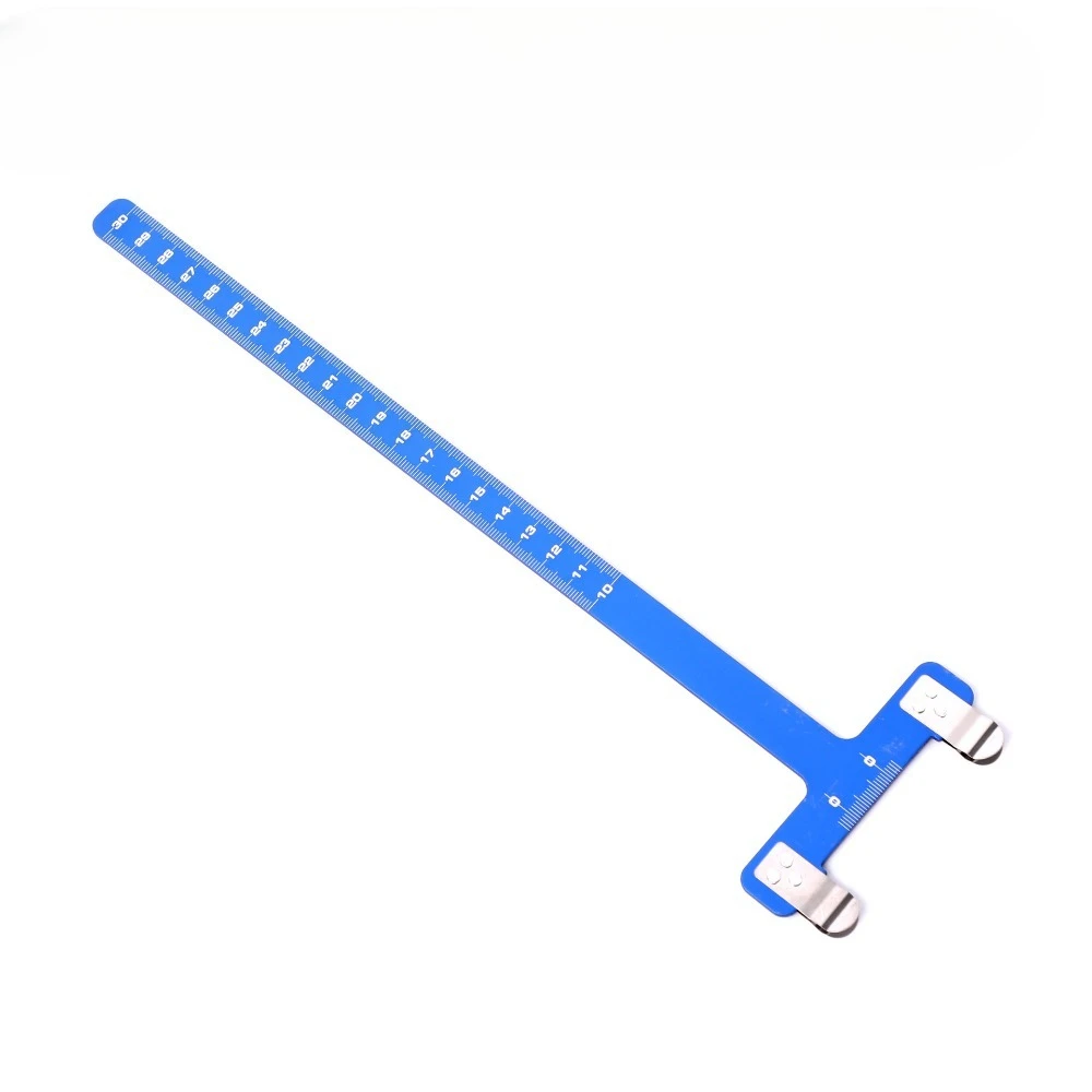 Adjusting bow ruler T-ruler bow and arrow point copper buckle reverberation composite archery T-string spacing