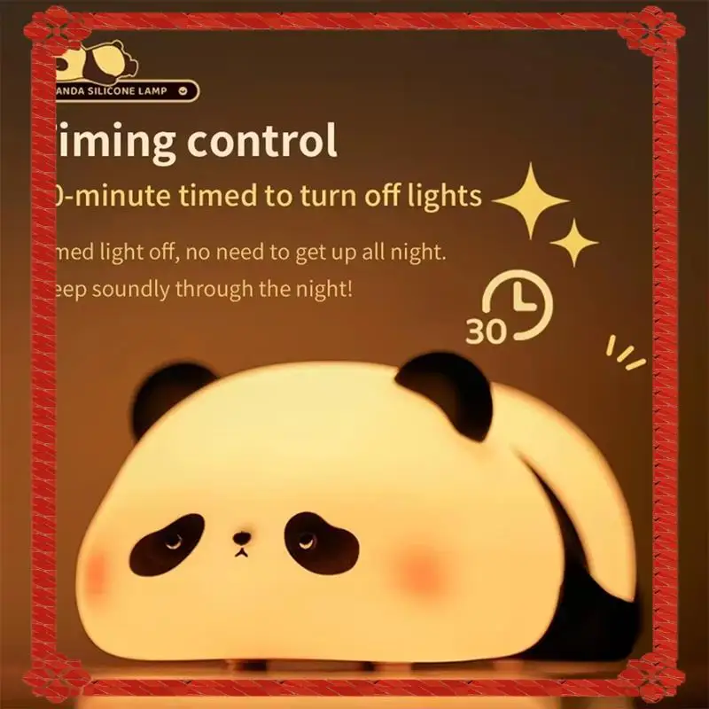 

24-Hour Delivery Cute Panda Pangda LED Dimmable Panda Night Light, Novelty Animal Nightlight, Kids Room Decor Cool Gift