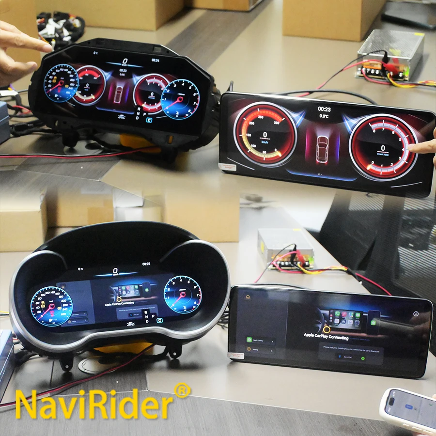 Für Mercedes Benz C-Klasse W205 GLC-Klasse W25 2015–2018 Virtual Cockpit Digital Dashboard Panel Instrument Cluster Tachometer