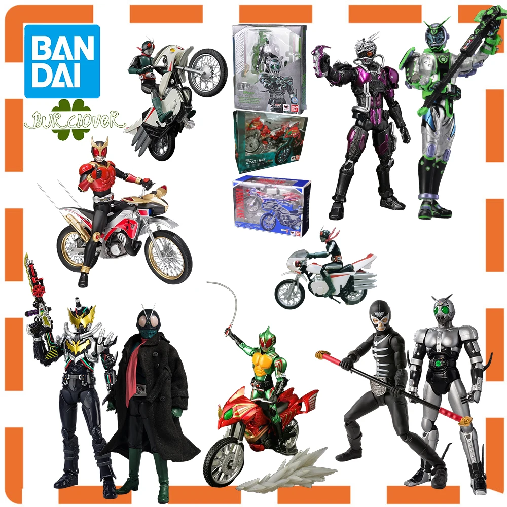 

Bandai Original SHF Anime Kamen Rider KAMEN RIDER CHOST ORE DAMASHI GE1Z LION SENKI Action Figure Toys Christmas Gift IN STOCK