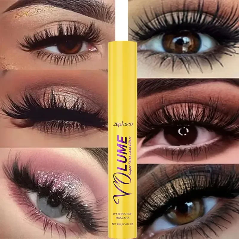 มาสคาร่ากันน้ําขนตายาวติดทนนาน Silky Lash Black Eyelashes Extension Make Up Beauty Eye เครื่องสําอางเกาหลี