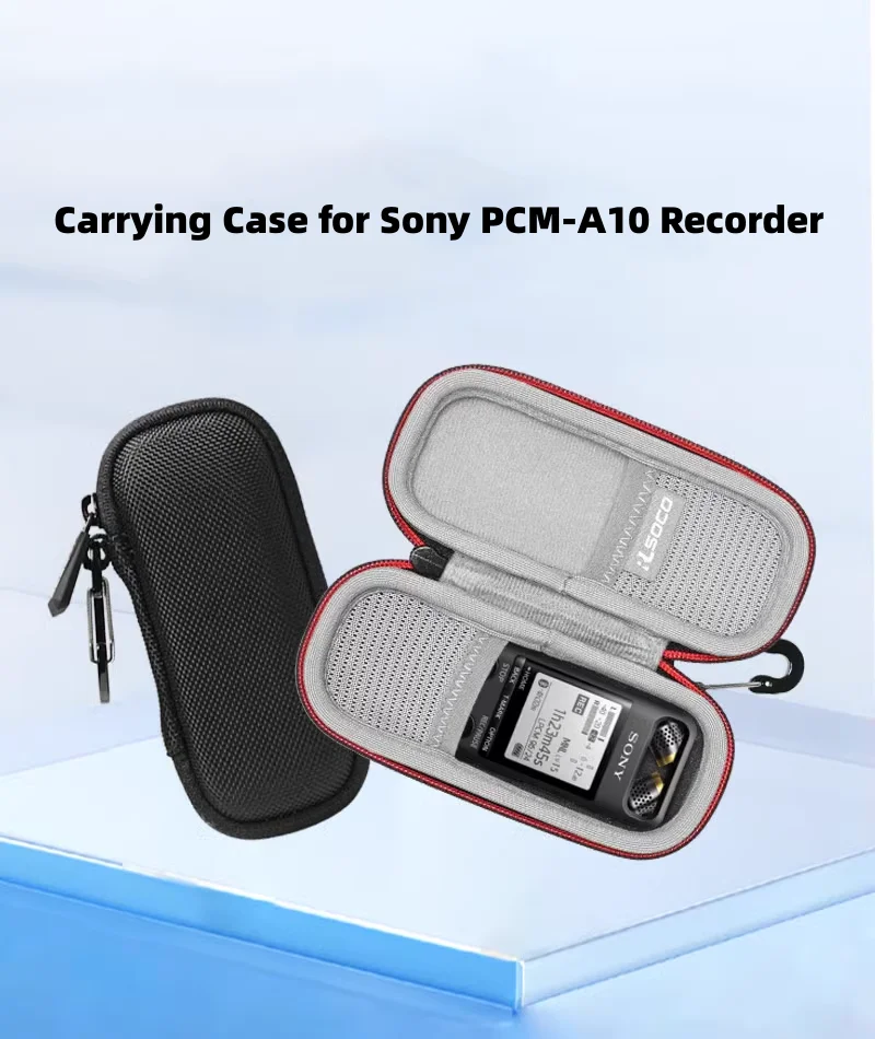 RLSOCO Carrying Case for Sony PCM-A10/ICD-PX370/ICD-UX570/ICD-PX470/ICD-TX660/ICD-TX650 Digital Voice Recorder (Case Only)