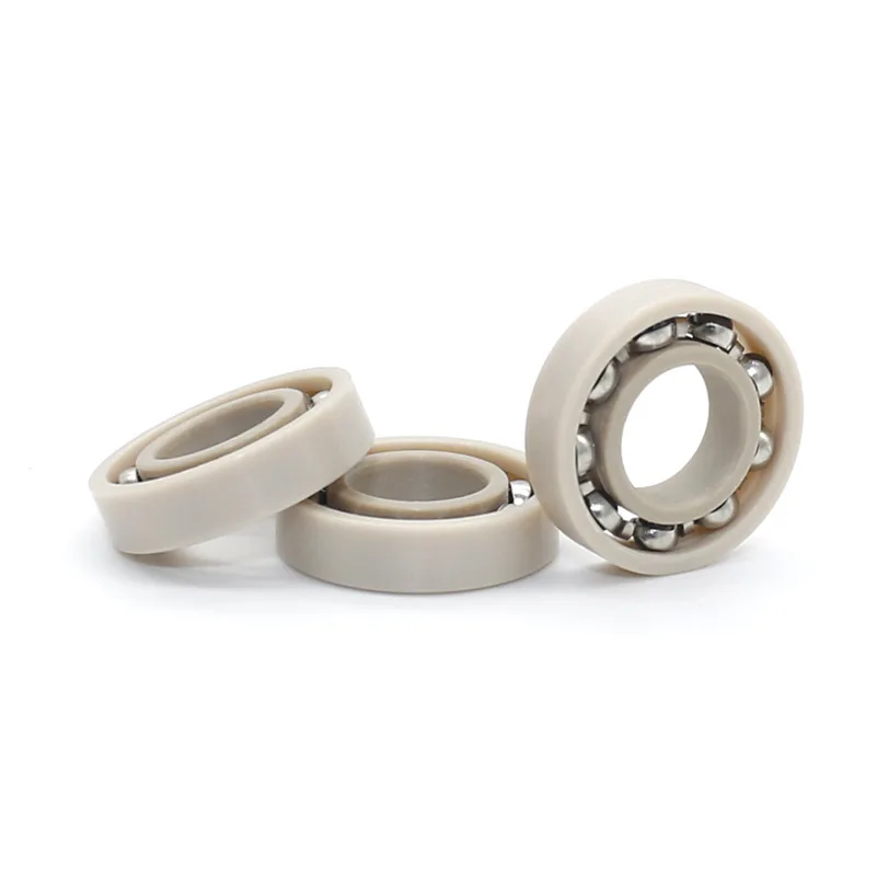 ceramic bearings 688 high temperature and corrosion resistance oil-free self-lubricating PEEK engineering plastic bearings