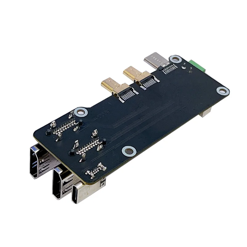 Himbeer Pi 5/4b alle Ports zu Pi USB Sideeasy Adapter Micro HDMI zu HDMI 4k