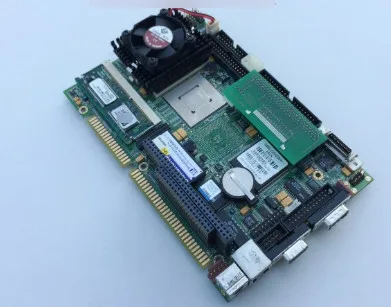 TopElec 586LCD/GXM Plus STD 100% OK Original IPC ISA Bus Industrial Motherboard Half-Size CPU Card PICMG1.0 OMainboard With CPU