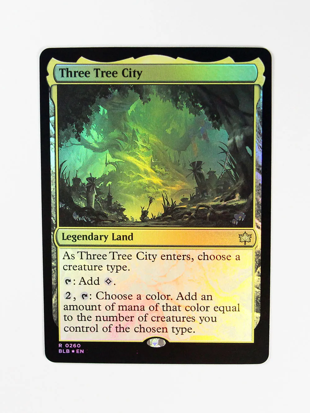 Three Tree City BLB Foil 1 juego Magical Proxys, juego de cartas de calidad negra, juego de mesa de reunión, tarjetas comerciales, Proxy