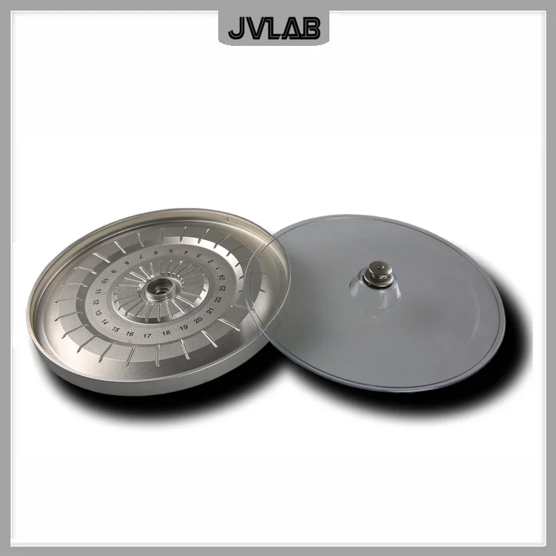 طقم دوار الهيماتوكريت للطرد المركزي مع غطاء وقرص راديون 12000 دورة في الدقيقة 24 × أنابيب شعرية شاشة LCD جهاز طرد مركزي CF1424 #6