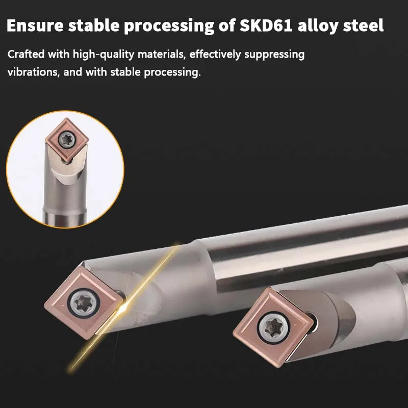 45 degree chamfer tool LJD v groove fixed point 90 degree fixed core drill machining center SPMC06 09 11