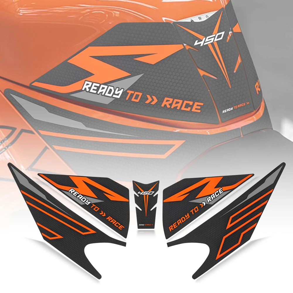 New Motorcycle Accessories Anti-slip Tank Pad Side Gas Knee Grip Traction Pads Protector Sticker For KTM 450RC RC450 450-RC 2026