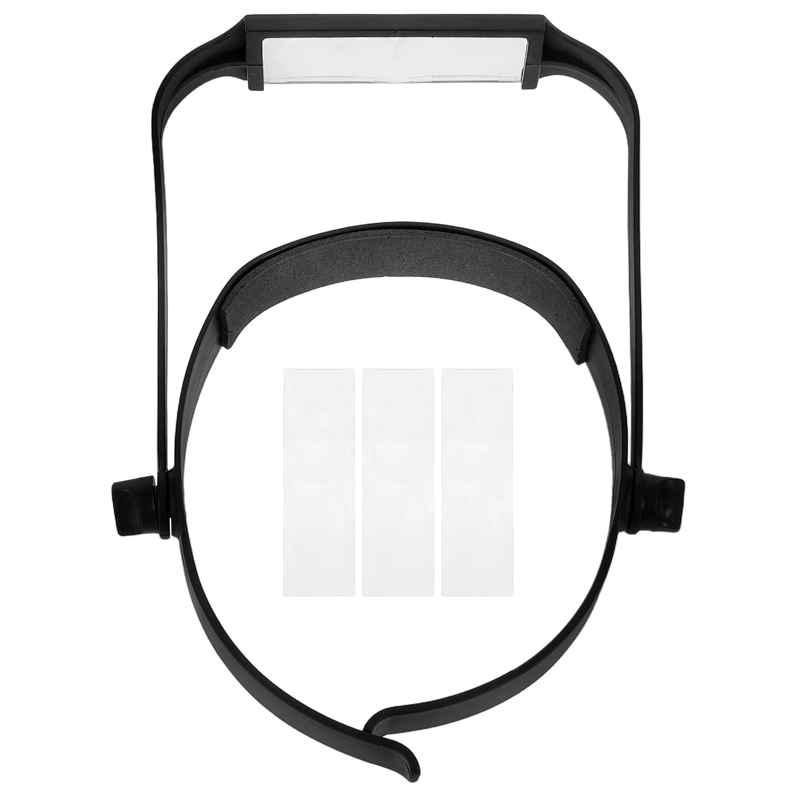 

4 Lenses Headband Magnifier Head-Mounted Reading Loupe For Seniors Jewelry Visor Optical Binocular Magnifying Glass Replaceable