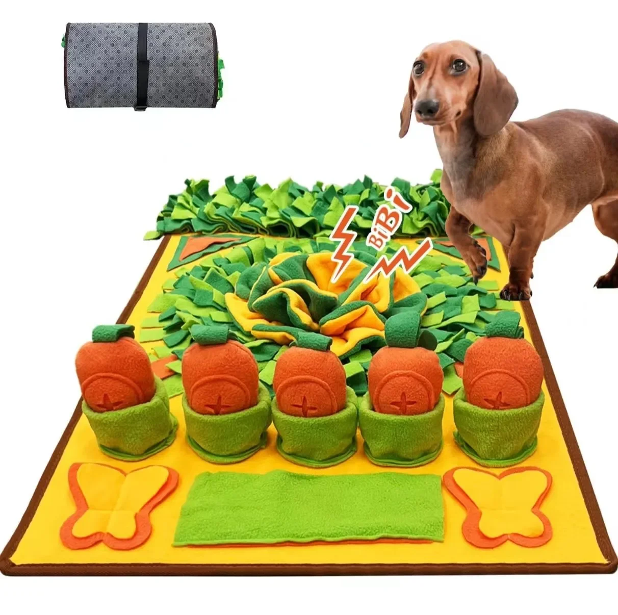 

New radish model, pet sniffing pad, dog training pad, sniffing pad slow food blanket