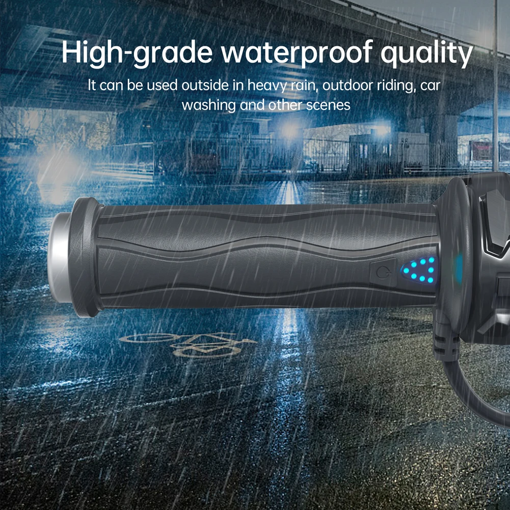 

DC 12V Motorcycle Hand Heated Grips 5-Gear Scooter Bar Hand Warmer Silicone Electric Hot Heated Grip Motorcycle Parts for Winter