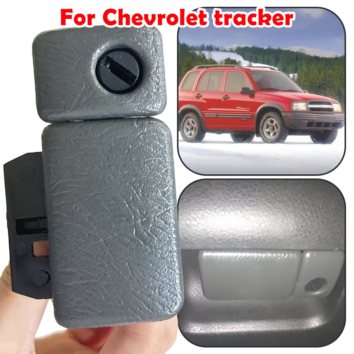 

Car Glove Box Lock Latch Handle Toolbox lock For Chevrolet tracker Vitara Gray 7343076811P4Z Auto Parts Car Accessories 2000