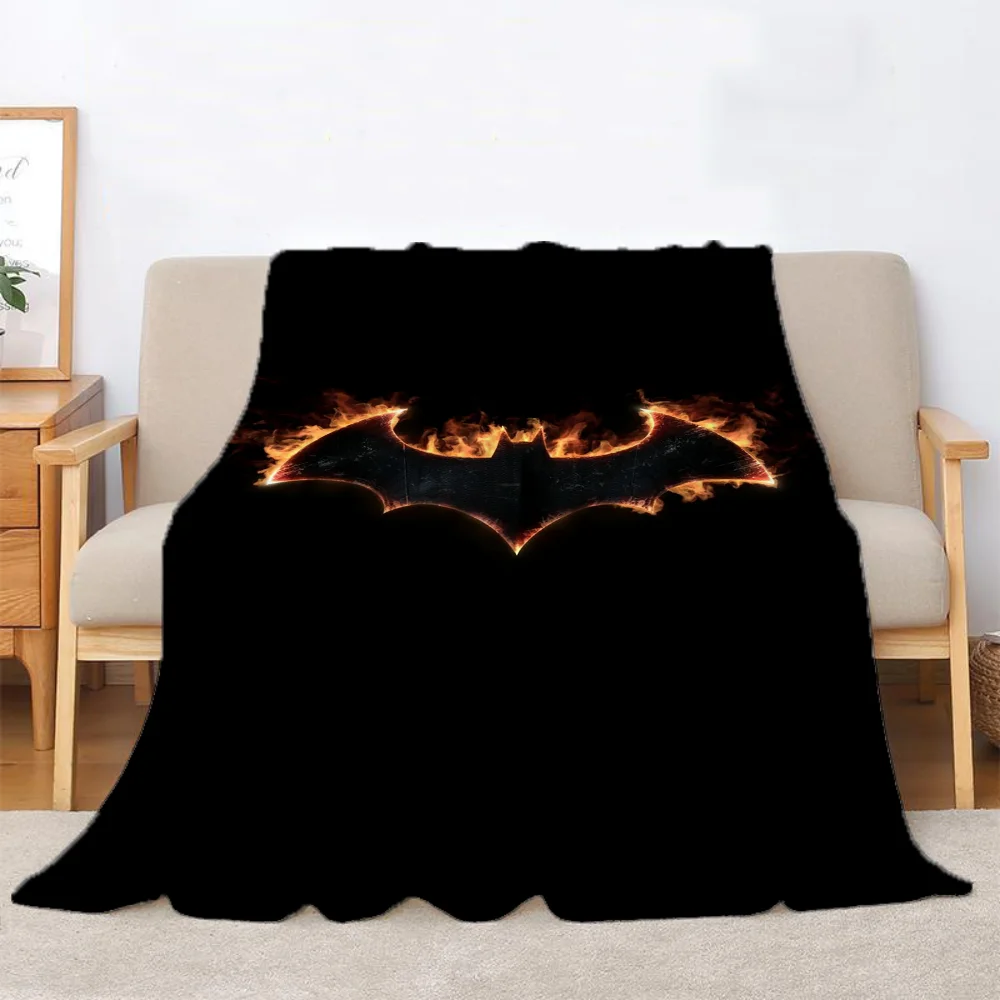 Batmans Fluffy Soft Blankets Characters Summer Blanket Bed Throws Blankets for Sofa Luxury Bedding Knitted Plaid Home Interior