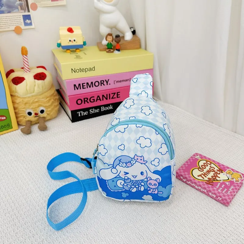 Cinnamoroll Chest Bag Sanrio Crossbody Kuromi Storage Pouch My Melody Hello Kitty Shoulder Bag Pochacco Travel Waist Coin Purse