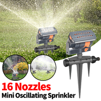 Oscillating Sprinkler Automatic Garden Sprinkler Adjustable Flow Lawn Swing Sprinkler Watering Device for Plants Grasses Flowers