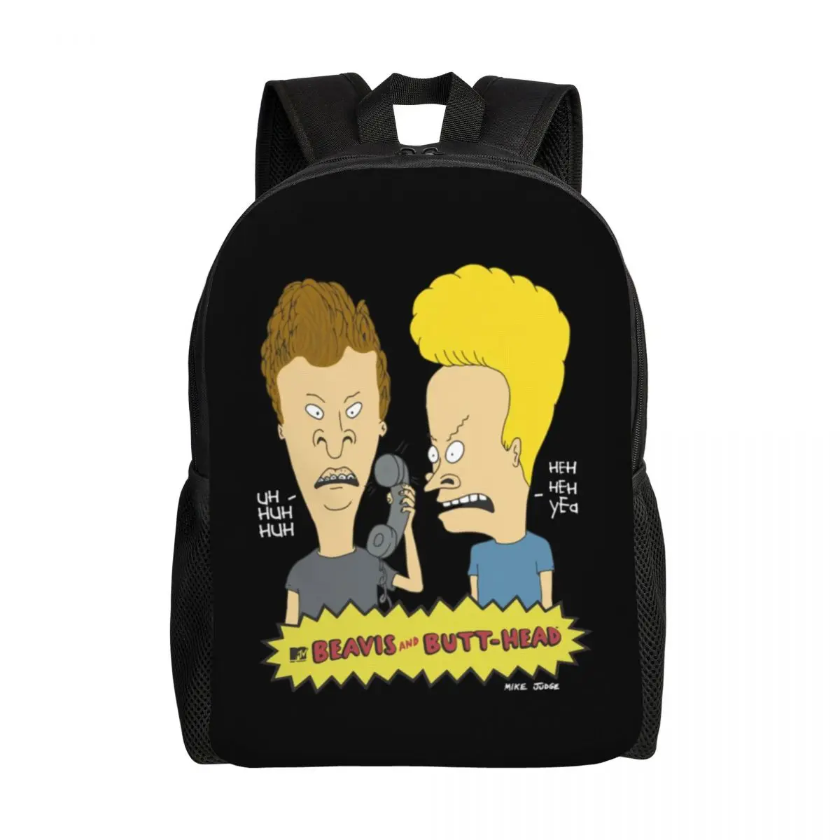 

MTV Beavis And Butthead Travel Backpack Women Men School Computer Bookbag Prank Call Hoodie Items College Student Daypack Bags