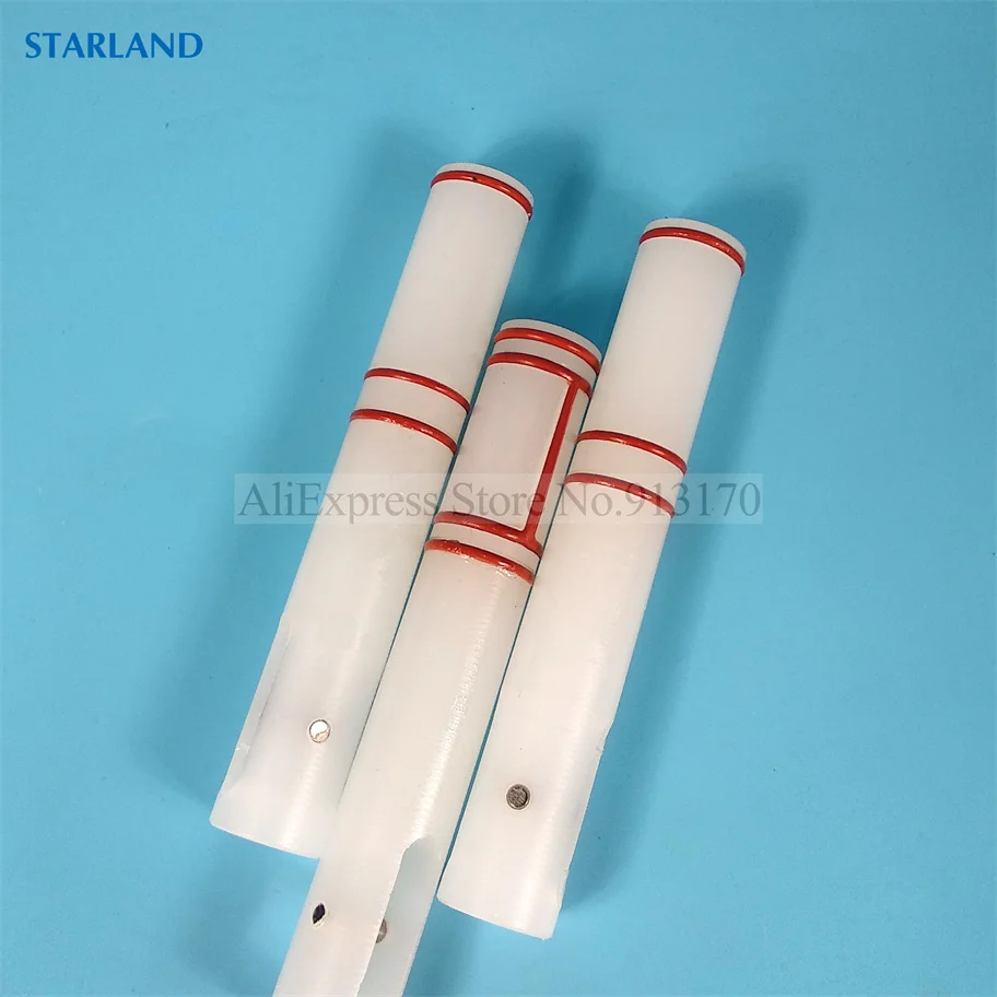 3 Pieces Valve Piston Spare Parts Valve Pistons  With Red Seal Rings For MK Soft Ice Cream Machines New Fittings Replacements