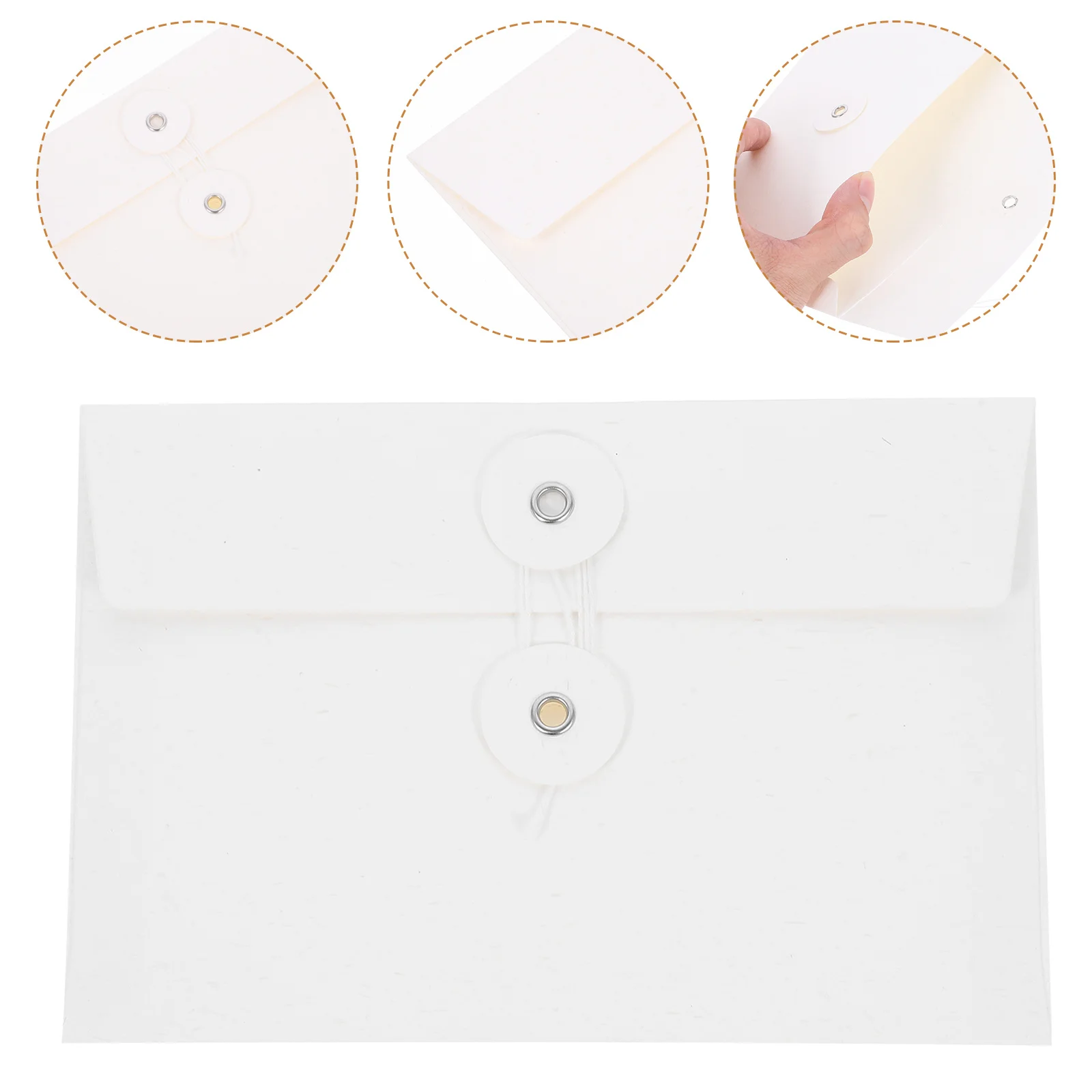 

Retro Paper Invitation Envelopes Elegant Foldable Cards for Wedding Birthday Card Supplies Envelopes