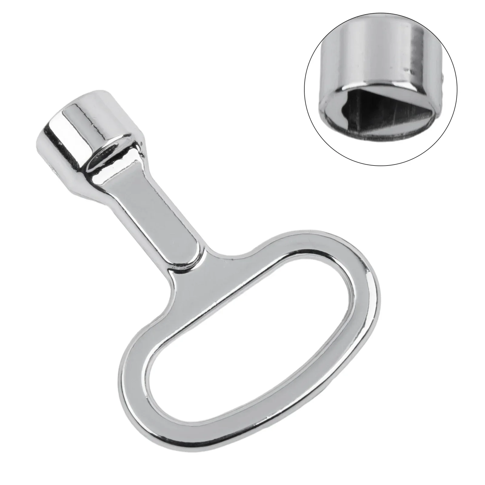 1/2pcs Elevator Door Lock Valve Key Wrench Triangle Slotted Zinc Alloy  Spanner Water Valve Tap Lock Socket Wrench Hand Tools