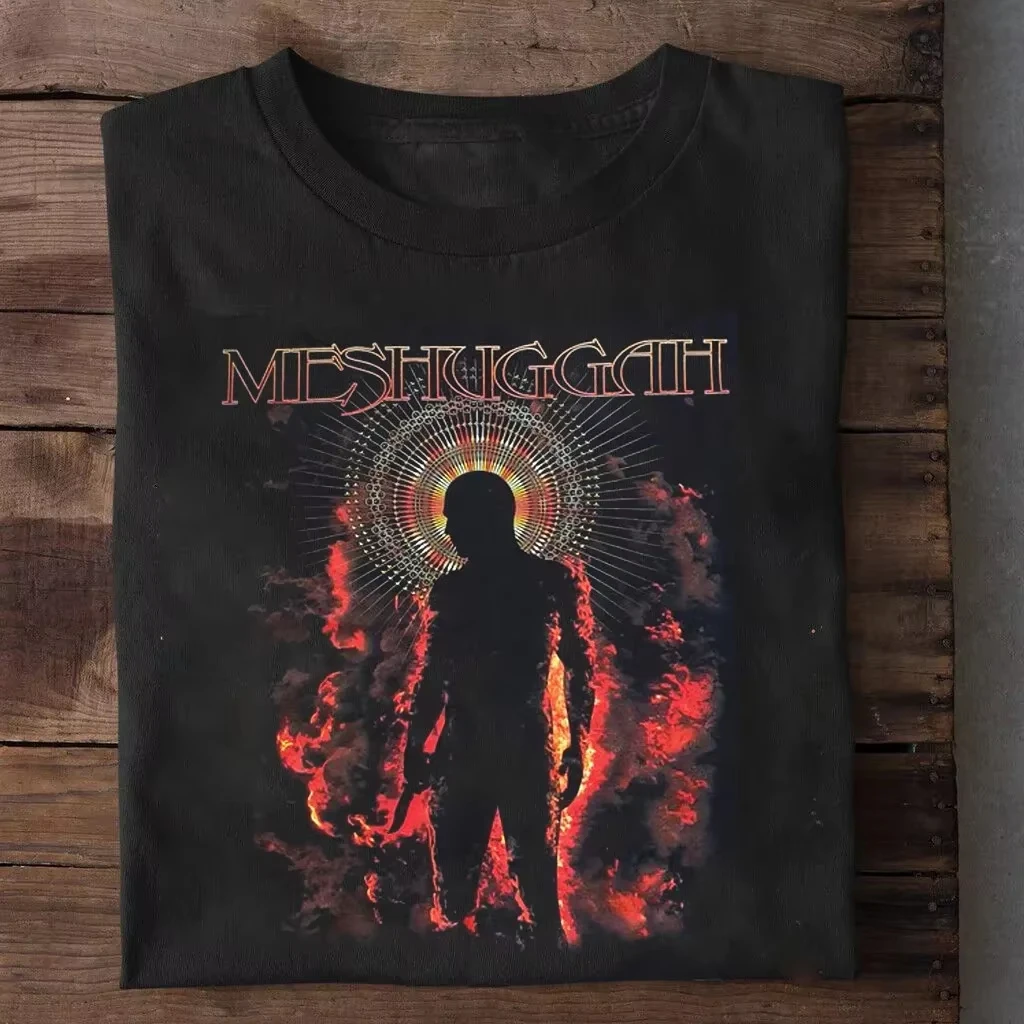 Meshuggah Immutable Album Cover Progressive Extreme Metal Band Graphic T-Shirt Cotton Men Women Streetwear Tee