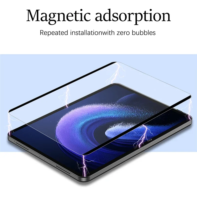 2 pezzi di carta magnetica come la protezione dello schermo per Xiaomi Pad 6 5 Pro 11 pollici 6s Pro 12.4 pellicola riutilizzabile senza vetro