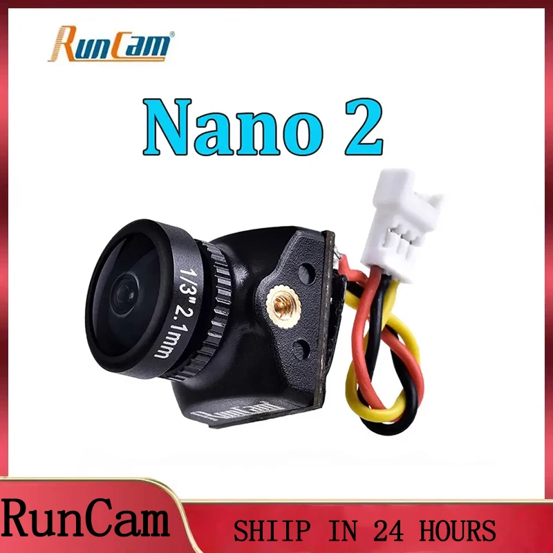 

FPV-камера RunCam Nano 2,1 мм (M8) FOV 155 ° /1,8 мм (М8) FOV 170 ° 700TVL CMOS NTSC Mini для гоночного дрона FPV