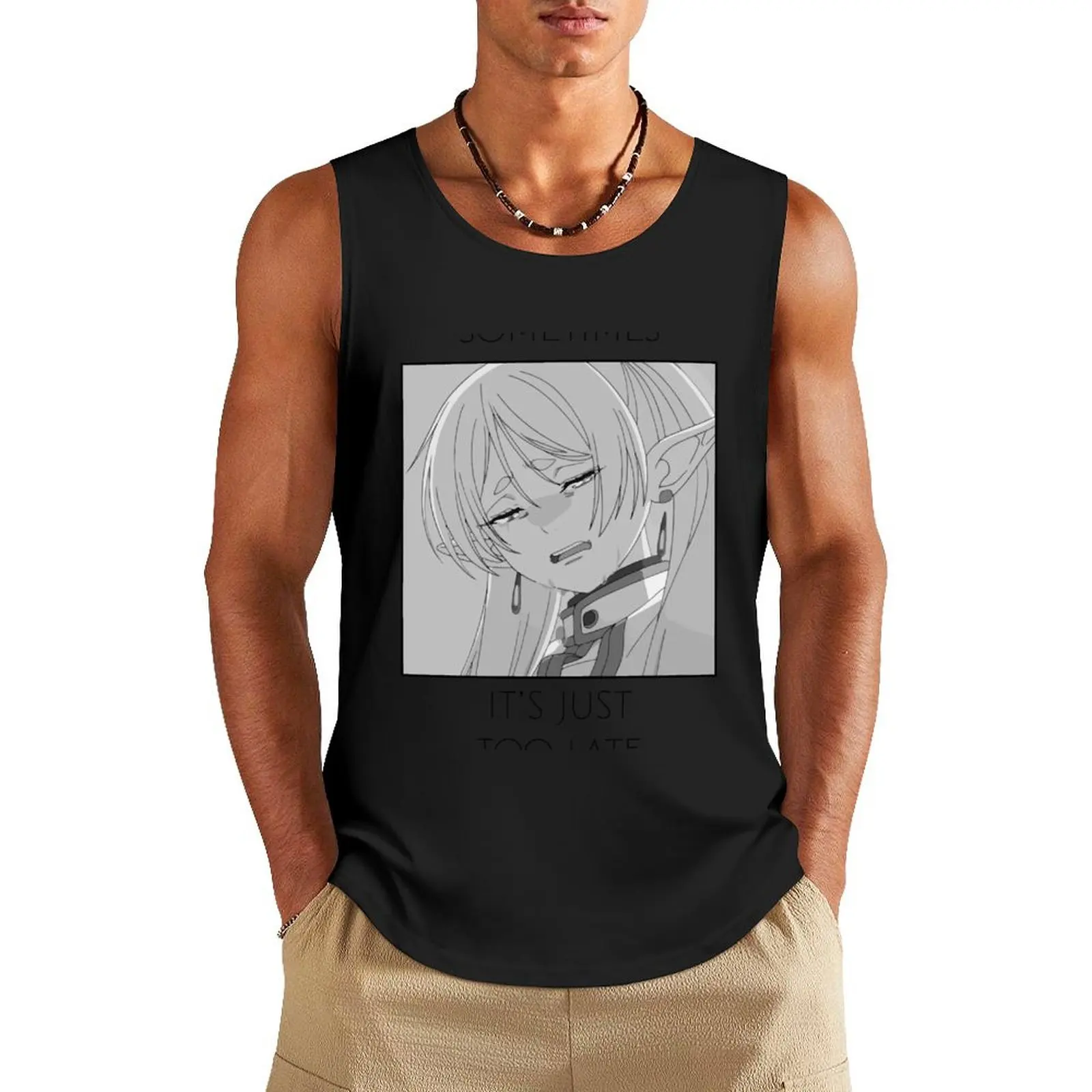 

sometimes is just too late Tank Top Men's singlets sleeveless vests
