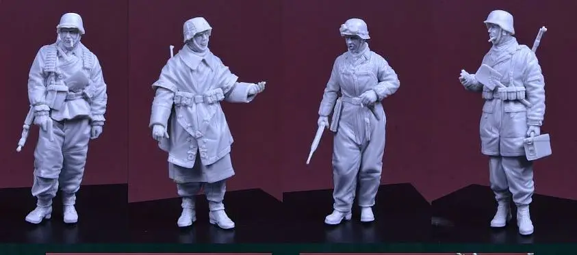 1/35  Resin Model Figure GK，German soldier , Unassembled and unpainted kit