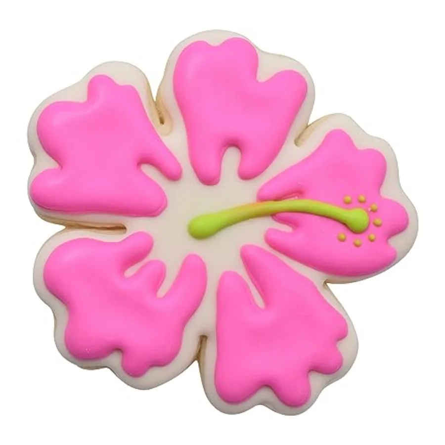 Hibiscus Flower 3.5" Stainless Steel Ce Cutter